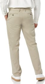 Men's Straight-Fit Wrinkle-Resistant Flat-Front Chino Pant - Image 2
