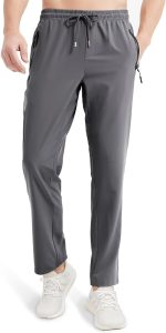 Men's Joggers Lightweight Quick Dry Casual Athletic Hiking Pants Sweatpants with Pockets Elastic Waist - Image 2