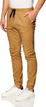 Men's Basic Stretch Twill Jogger Pants-Reg and Big & Tall Sizes - Image 2