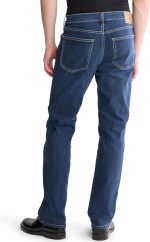 men Straight High Stretch Jeans - Image 2