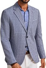 Mens Casual Sport Coats Two Buttons Lightweight Business Sport Blazer